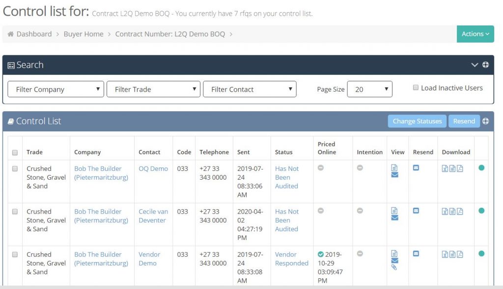 Control List Progress – Wiki Help